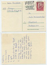 54694 - Werbestempel: Langen (Hess) - 30.6.1967 - Mi.Nr. 429 - Postkarte
