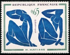 FRANCE 1961  TABLEAUX de MATISSE YT n° 1320 Neuf ★★ luxe / MNH (A)