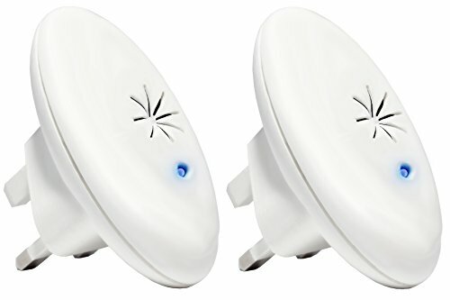 Dust Mite Controller for Asthma, Allergies and Eczema (Plug in, Twin Pack)