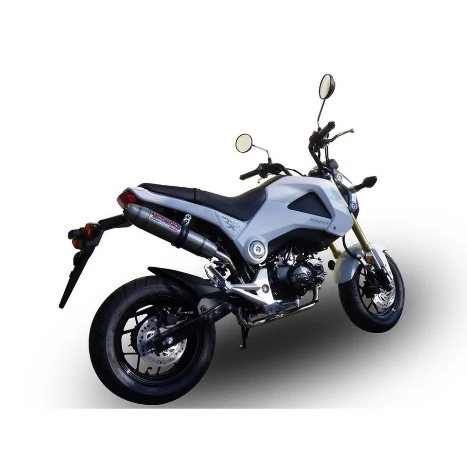 Marmitta completa GPR deeptone inox omologata per Honda GROM MSX 125 2013-2017 Foto 3 de 4