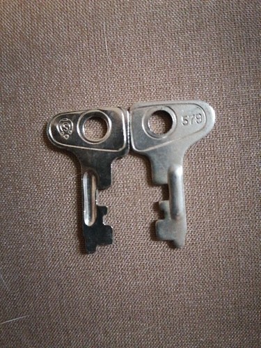 2x mid-century Sudhaus 579 Schlüssel Koffer, Aktentasche - Bild 2 von 3
