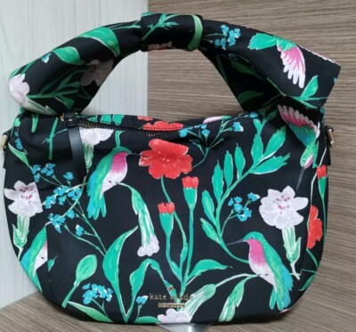KATE SPADE Black Hummingbird Bow Satchel Handbag | eBay display picture 2