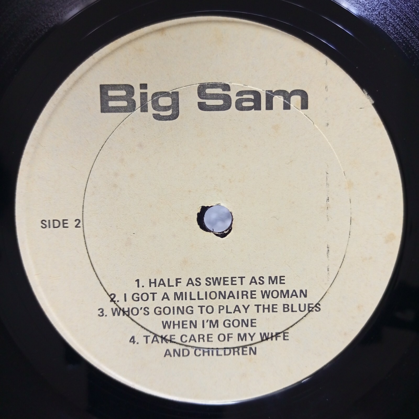 Big Sam – Beale Street Ambassador Of The Blues [1979] Vinyl LP Piano ...