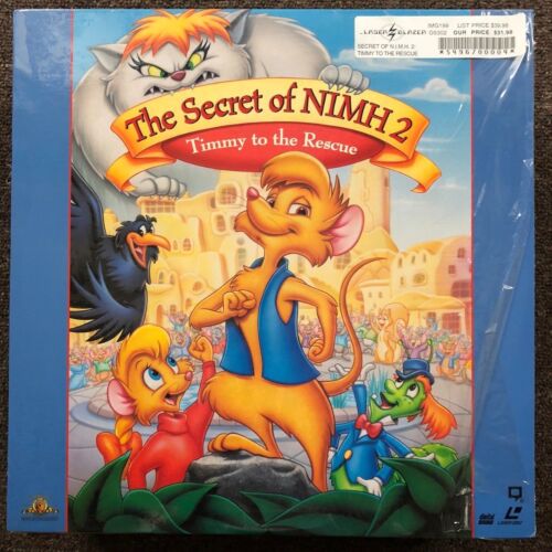 THE SECRET OF NIMH 2: TIMMY TO THE RESCUE Laserdisc [ML106923] Late Release 1999 - Afbeelding 1 van 2