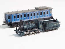 King Ludwig TRISTAN & Powered Z-scale RAILEX motorized "ghost" car in Brass