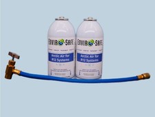 Arctic Air For R12 Cold Air Fast 2 Cans 4 Oz. Charging Hose Arctic Air For R12 Cold Air Fast 2 Cans 4 Oz. Charging Hose