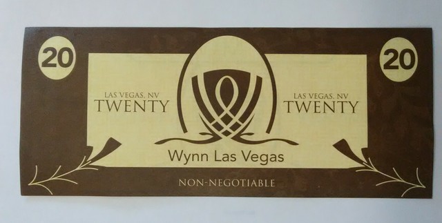 WYNN CASINO LAS VEGAS NEVADA $20.00 GRAND OPENING BILL ...