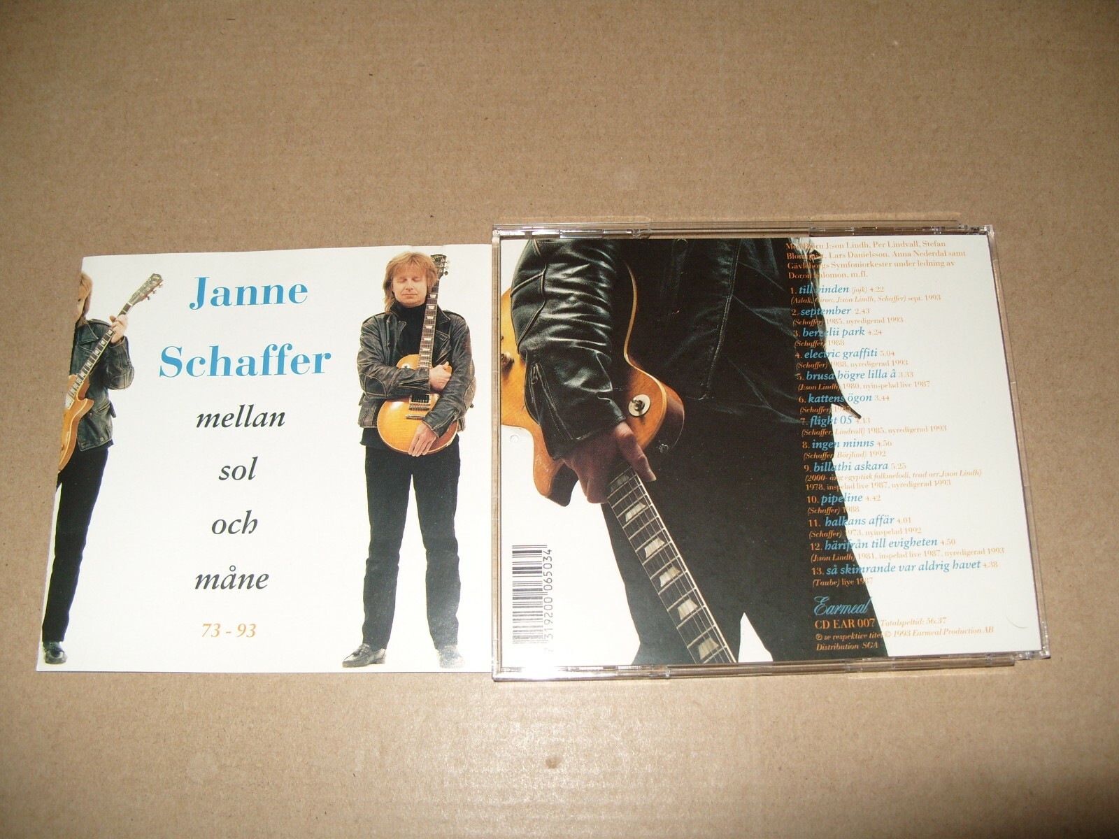 Janne Schaffer – Mellan Sol Och Mane  1993 cd Ex+/Inlays Ex condition (R4)