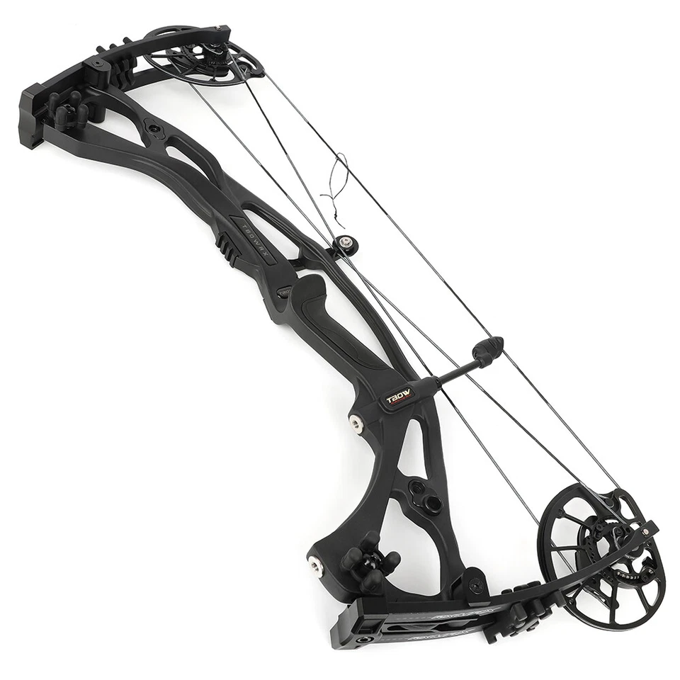 Compound Bow 40-70lbs Adjustable Archery Bow Hunting Shooting 342FPS Let Off 85% - Image 2 of 4