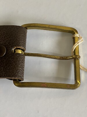 Vintage Cowhide Leather Belt Unisex 26-28 Brown NWT by  display picture 1