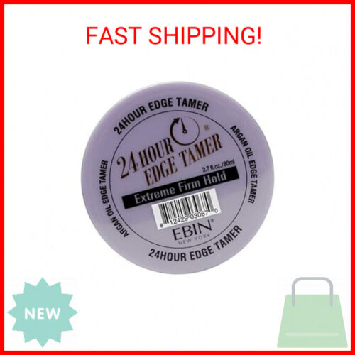 EBIN NEW YORK 24 Hour Edge Tamer - Extreme Firm Hold (2.7oz/ 80ml) - No Flaking,
