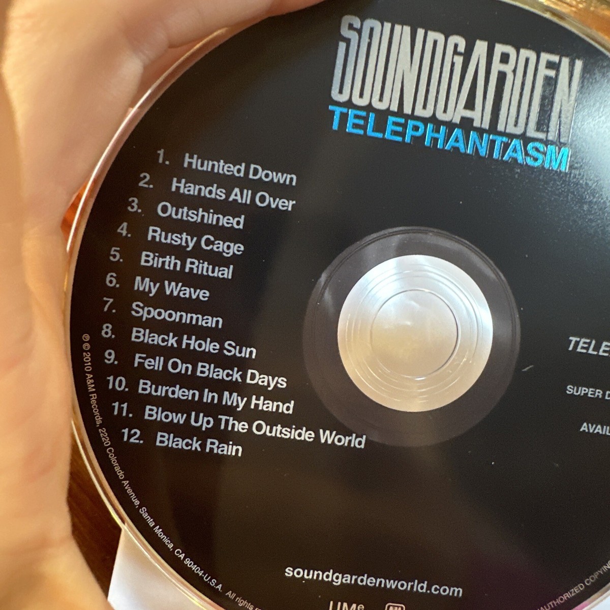 Soundgarden Telephantasm Deluxe CD DISC ONLY 12 -track album 2010