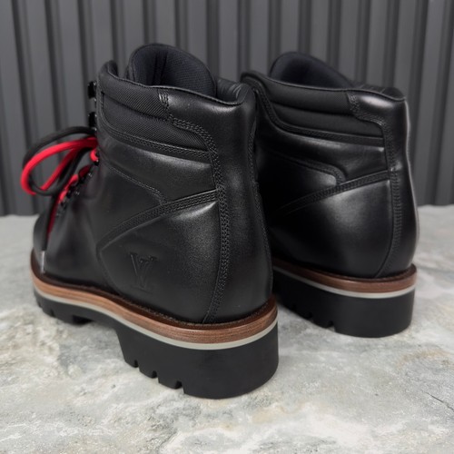 NWB Louis Vuitton Oberkampf Ankle Boots Wool Leather 7.5 LV or 8.5 US 41.5 EUR * - Picture 19 of 24