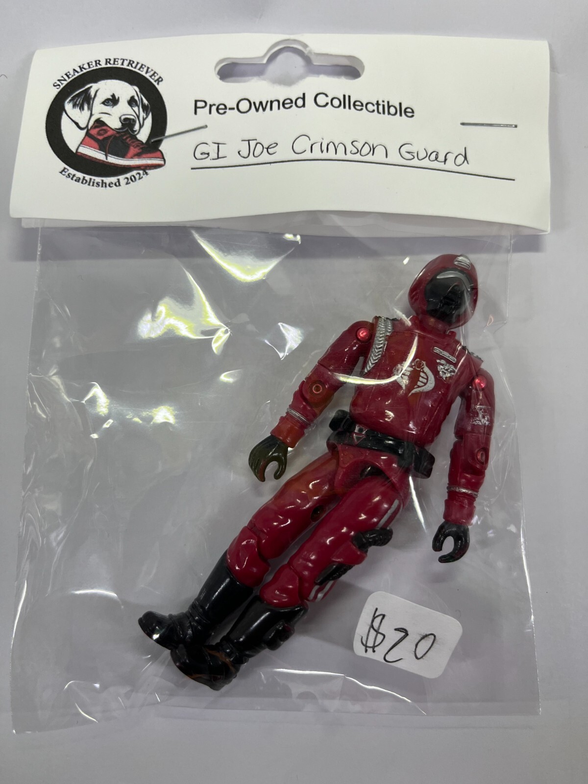 Vintage 1985 Hasbro GI Joe ARAH V1 Crimson Guard