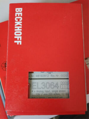 EL3064 One Beckhoff EL3064 PLC Module EL 3064 New In Box 1PC EL3064 FREE SHIP US