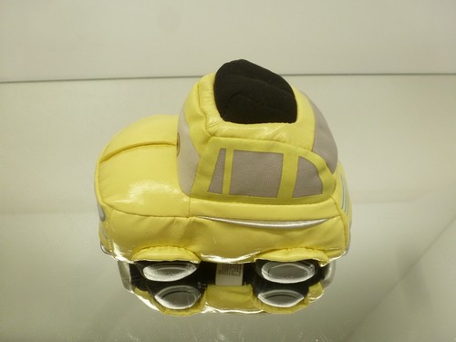 MATTEL DISNEY PIXAR FIAT 500 LUIGI PLUSH TOY - YELLOW L14.5cm - GOOD CON. - Picture 4 of 6