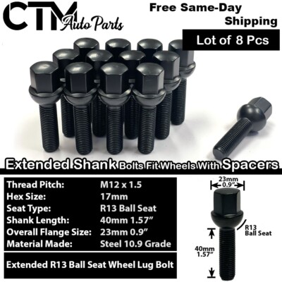 4x 10mm Thick 4x100 57.1mm CB Wheel Spacers Chrome 12x1.5 Ball Bolts Fit VW Audi 4x 10mm Thick 4x100 57.1mm CB Wheel Spacers Chrome 12x1.5 Ball Bolts Fit VW Audi