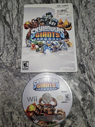 Wii Skylanders Giants Tested No Manual