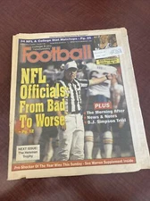 College & Pro Newsworthy Football Magazine 1994 Dec 1 OJ. Simpson Trial￼