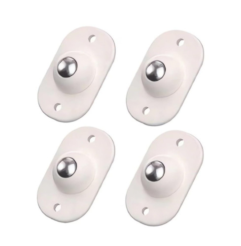Self Adhesive Mini Caster Wheels, 360 Degree Rotation Sticky Pulley