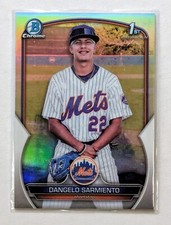 2023 Bowman Chrome Dangelo Sarmiento 1st Bowman Refractor /499 #BCP-161 NY Mets
