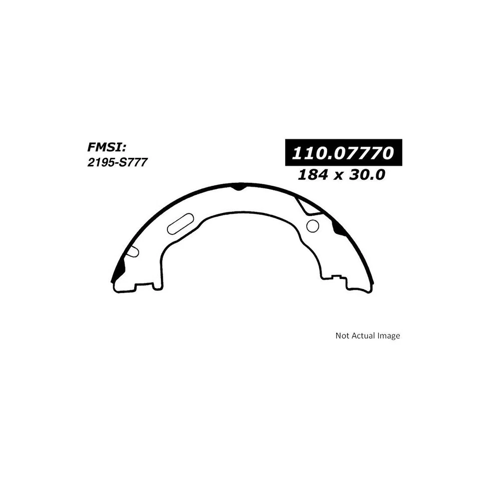 Kit de zapatas de freno de estacionamiento y herrajes Centric Parts 2 piezas para Mercedes-Benz ML320 Foto 3 de 4