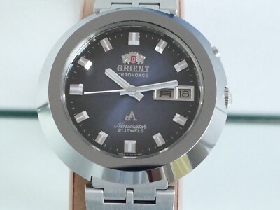 ORIENT CHRONOACE NONSCRATCH TUNGSTEN JDM  BOX+Paper 13 April 2001 Y