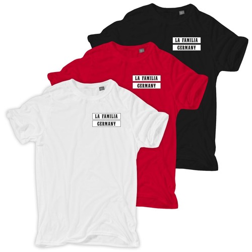 TShirt Pack Hombre de 3 La Familia Germany PATCH Talla M a XXL 3 piezas Marca - Imagen 2 de 2