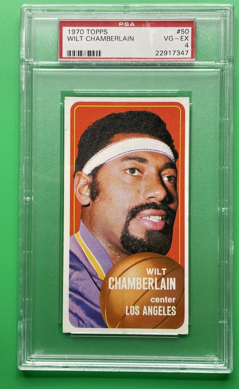 1970-71 Topps Wilt Chamberlain PSA 4 VG-EX Graded HOF