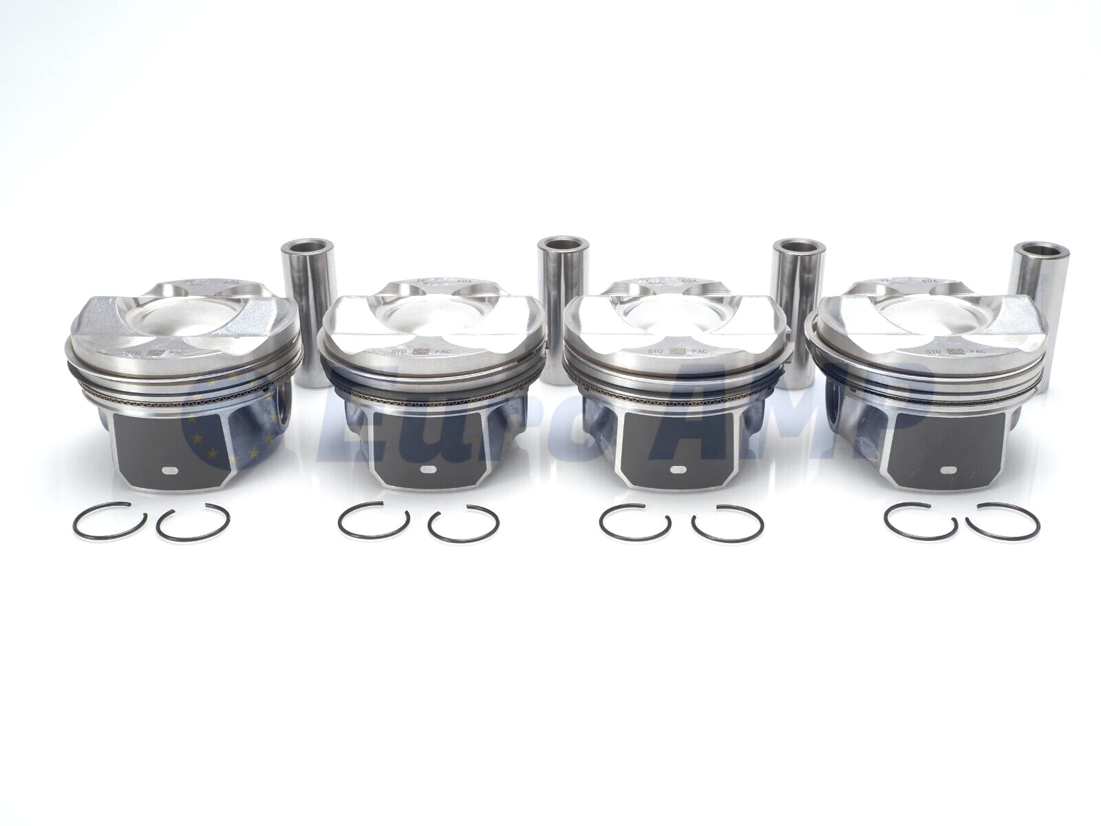 2018-2024 Jaguar XF E-Pace F-Pace Piston w/ Rings Set AJ200 2.0 I4 Petrol 204PT