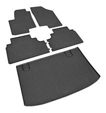 Gummifußmatten und Kofferraumwanne passend für KIA Venga ab 2009 / ab 2015