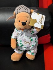 Disney Store Pooh 9" Helpful People Pooh Mini Bean Bag The Disney Store NWT