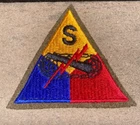 WW2 US Army Military Armored School Woolie Shoulder Patch Insignia