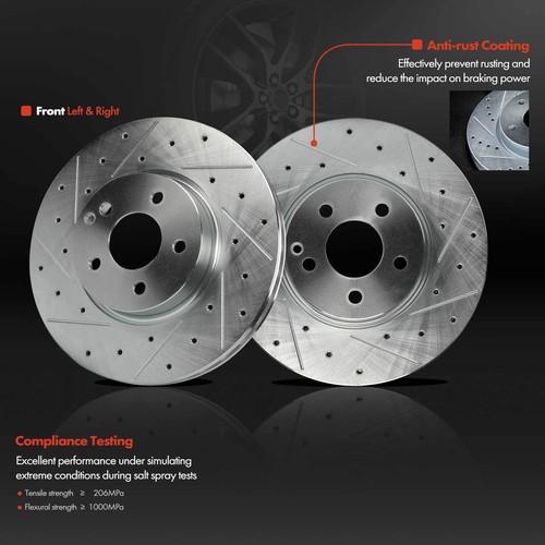EBC Premium Front Rotors (340x28mm) | 13-14 Chrysler 200 3.6 main image 1
