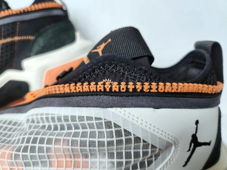 Nike Air Jordan Why Not ZER0.6 Low Rattan DO7189-002 Men Size US 12 Orange Black - Image 3 of 4