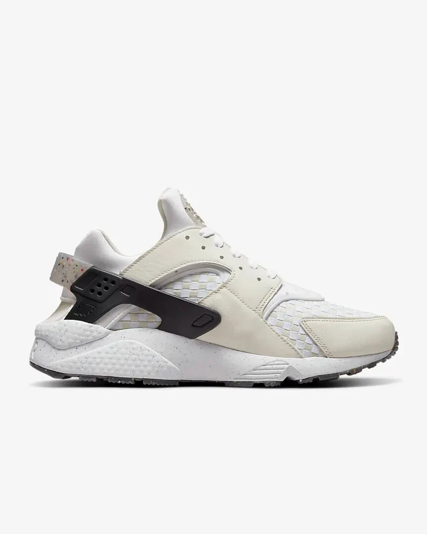 NUOVE scarpe da uomo Nike Air Huarache Crater Premium bianche nere DM0863 001