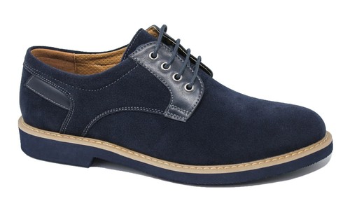Scarpa stringata Uomo Camoscio blu Frau 2571 CASTORO JEANS