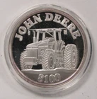 1oz .999 Fine Silver John Deere 8100 Round