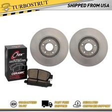 OE Front New Brake Pads and Rotors Brake Kit For 2010-2016 Renault Koleos