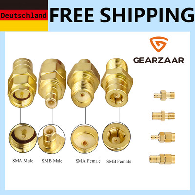 4Stk DAB+ Antenne Adapter SMA Stecker   SMB Buchse (Auto-Antenne)