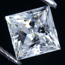 Certified 5.50 Ct D Color VVS1 Excellent 10.0 MM Princess Lab Grown Diamond #XM1