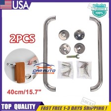 2PCS Stainless Steel Grab Bar Bathroom Safety Handicap Shower Tub Handle Support