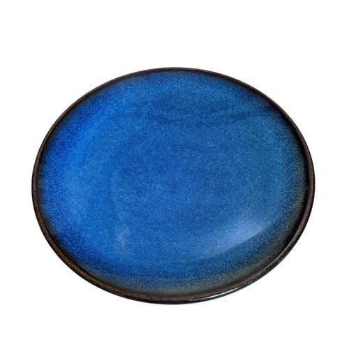 Jars-France Tourron blu indaco 7 7/8" piatto insalata smalto francese ricambio - Foto 6 di 9