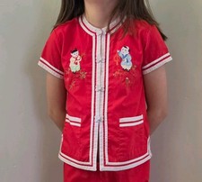 Vintage Kids Top Size 8 Red By Daffodil