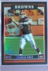 2006 Topps Chrome Charlie Frye Black Refractors /199 #40 Browns