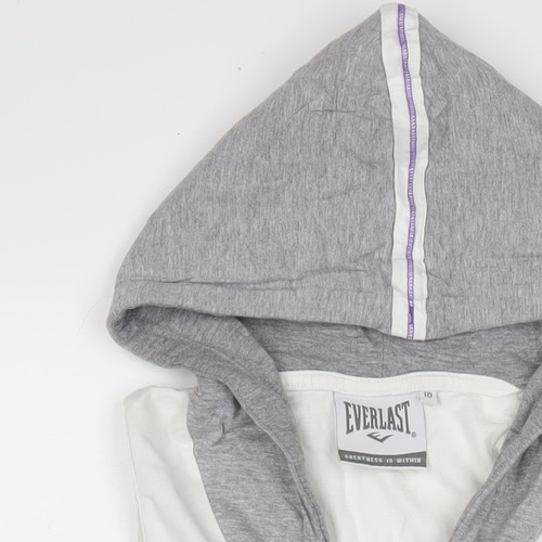 Everlast Women's Grey Sleeveless Hoodie Size 10 - Picture 11 of 12