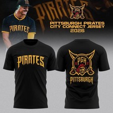 Pittsburgh Pirates 2026 City Connect Limited Edition T-shirt FULL SIZE S-4XL