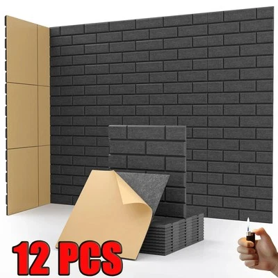 ZREE Self-Adhesive Acoustic Wall Panels - Peel and Stick Foam Sound Absorbing Panel