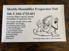 New Skuttle Humidifier Evaporator Pad Pad  A04-1725-051