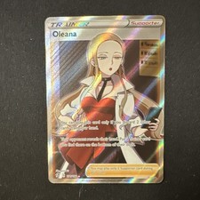 Pokémon Oleana Full Art Secret Rare Holo 202/192 Rebel Clash Trainer TCG Card